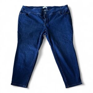 Lane Bryant 28 Petite button /zip stretch jean